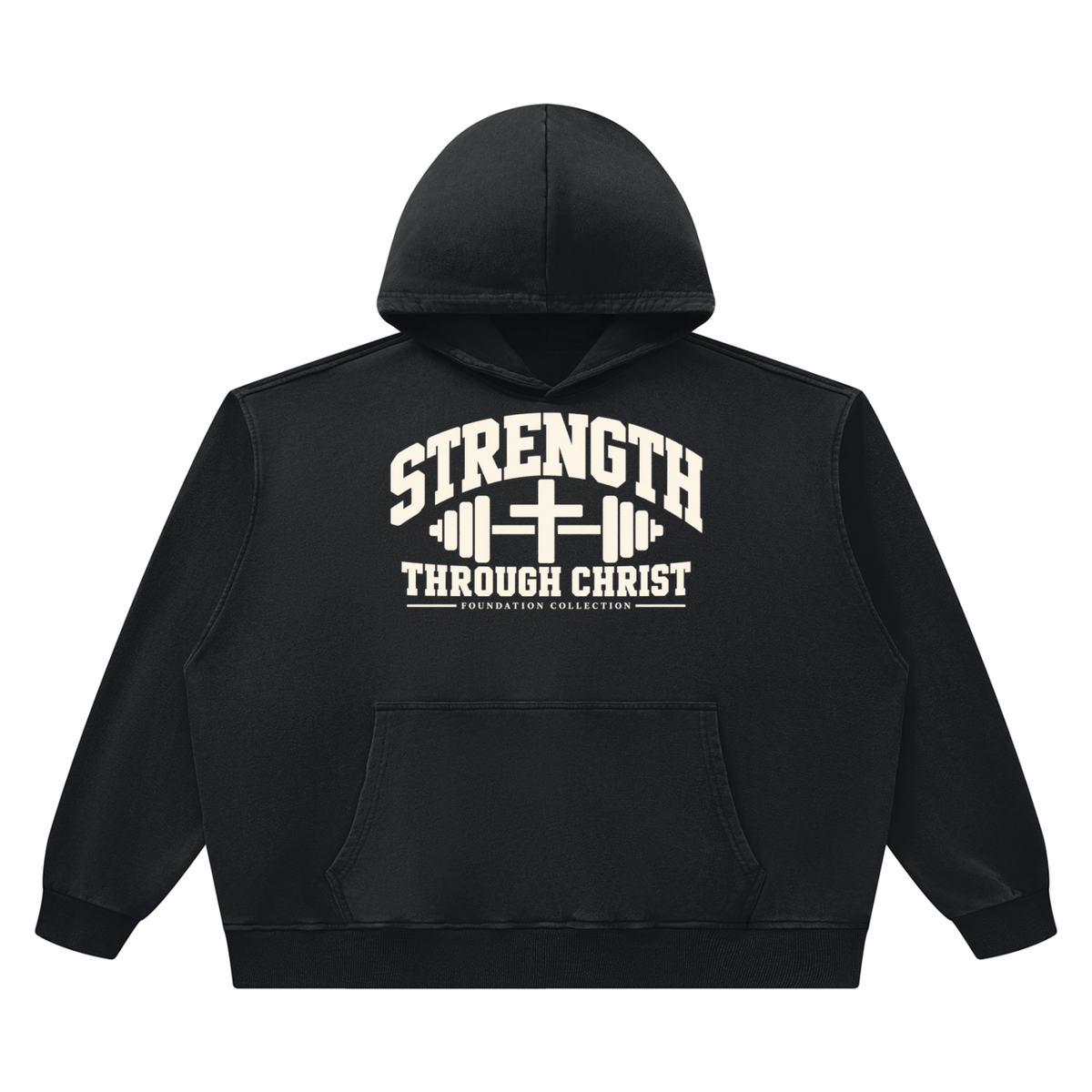Strength Through Christ Faith Hoodie