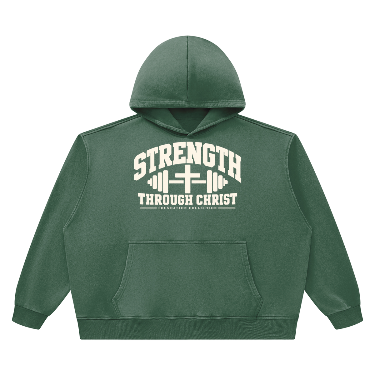 Strength Through Christ Faith Hoodie