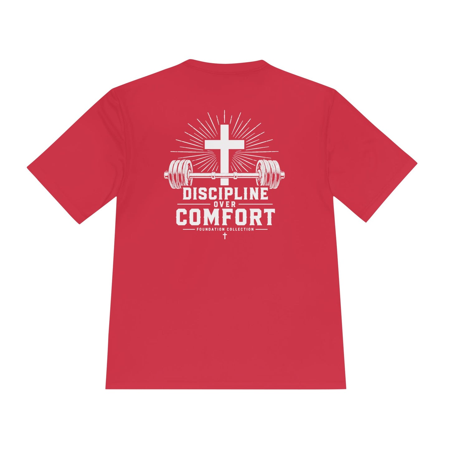 Discipline Over Comfort Performance Tee