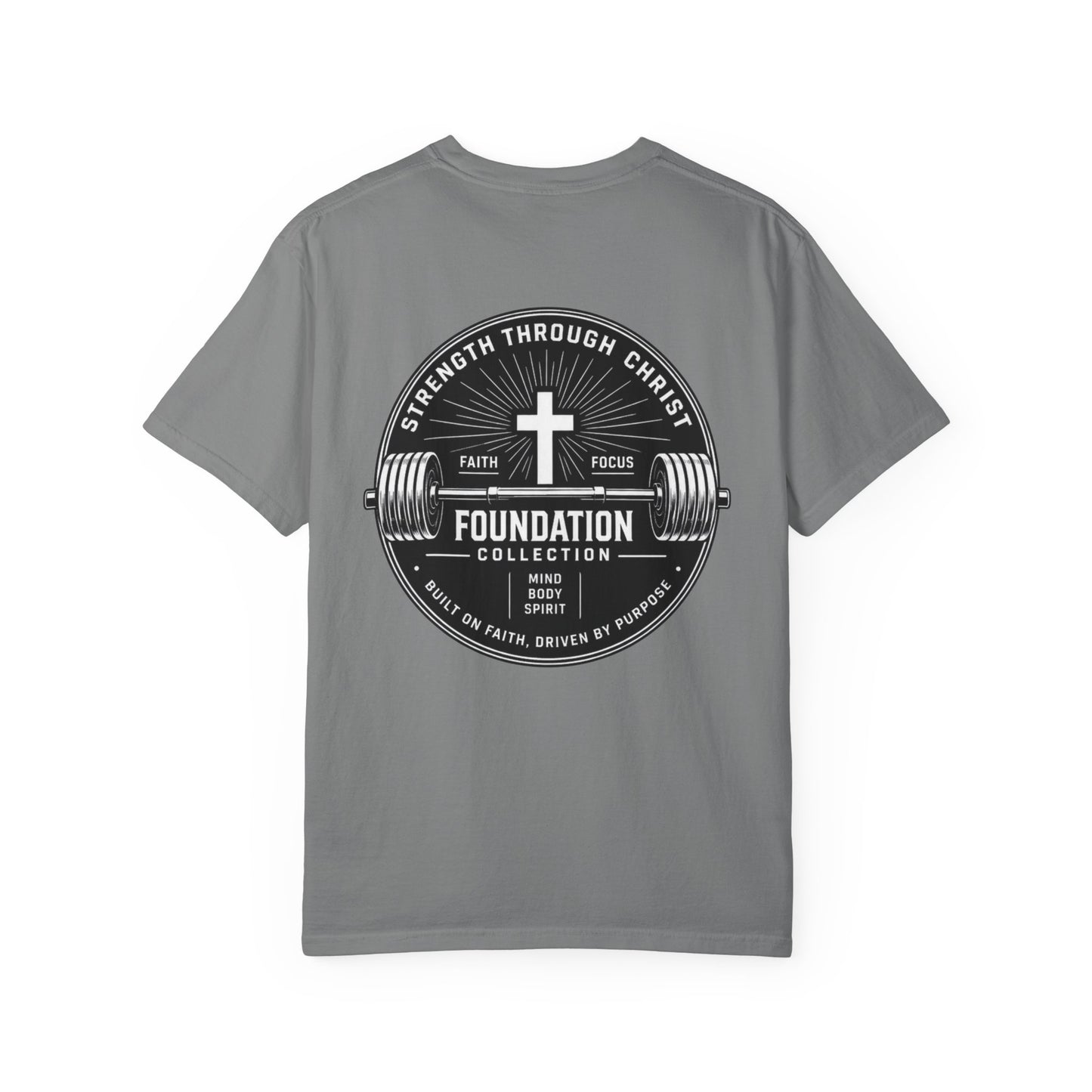 Foundation Collection T-Shirt — Strength Through Christ Gym Tee