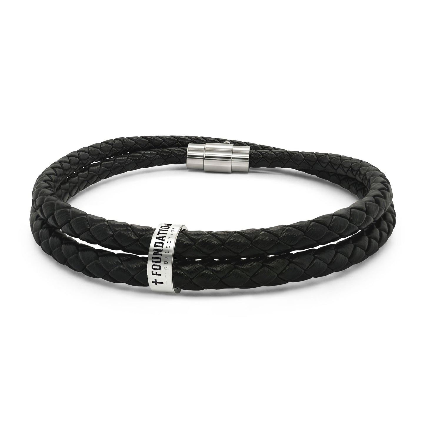 Foundation Collection Braided Leather Bracelet