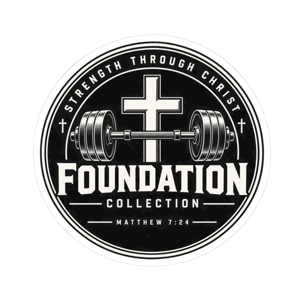 "Strength Through Christ" - Car Sticker