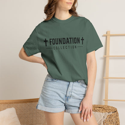 Discipline Over Comfort T-Shirt — Foundation Collection Christian Fitness Tee