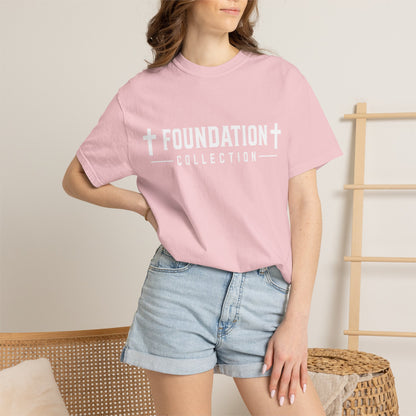 Discipline Over Comfort T-Shirt — Foundation Collection Christian Fitness Tee