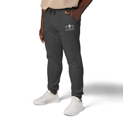 “Built on the Word” Fleece Sweatpants (Embroidery)