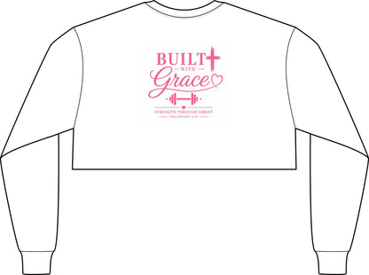 “Built With Grace” Women’s Cropped Long Sleeve