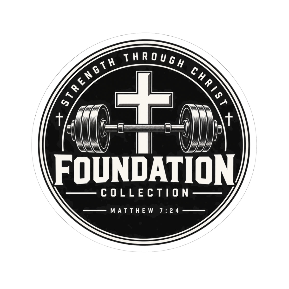 "Strength Through Christ" - Car Sticker