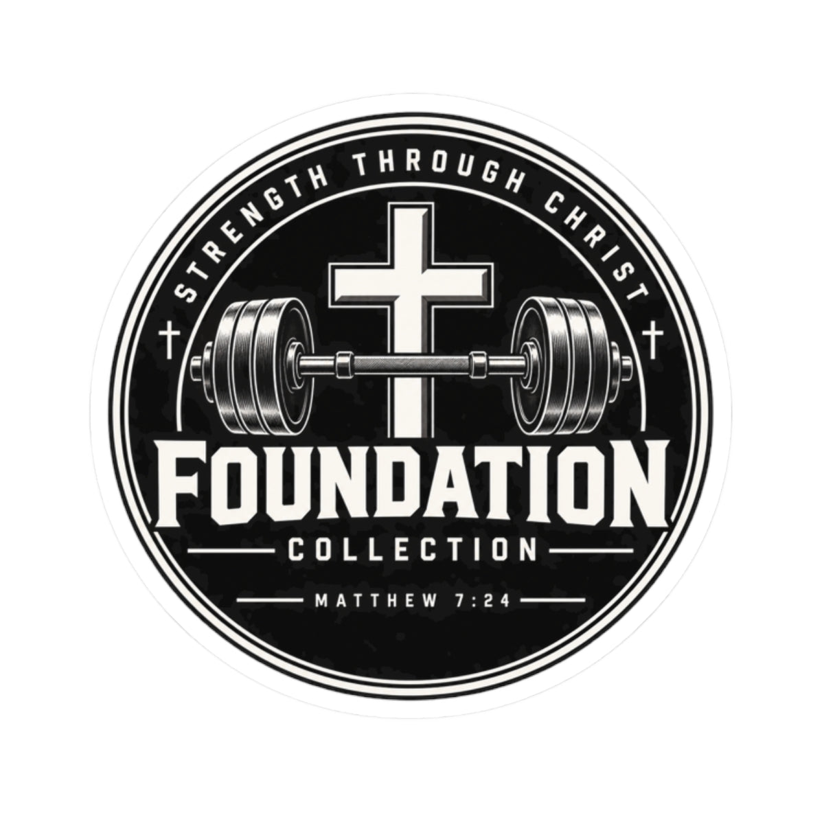 "Strength Through Christ" - Car Sticker