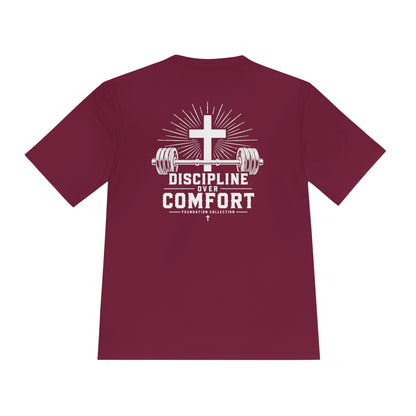 Discipline Over Comfort Performance Tee