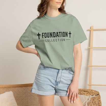 Discipline Over Comfort T-Shirt — Foundation Collection Christian Fitness Tee