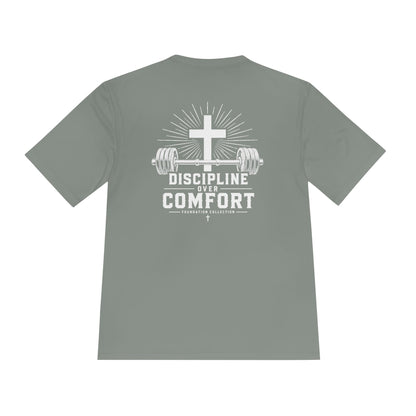 Discipline Over Comfort Performance Tee