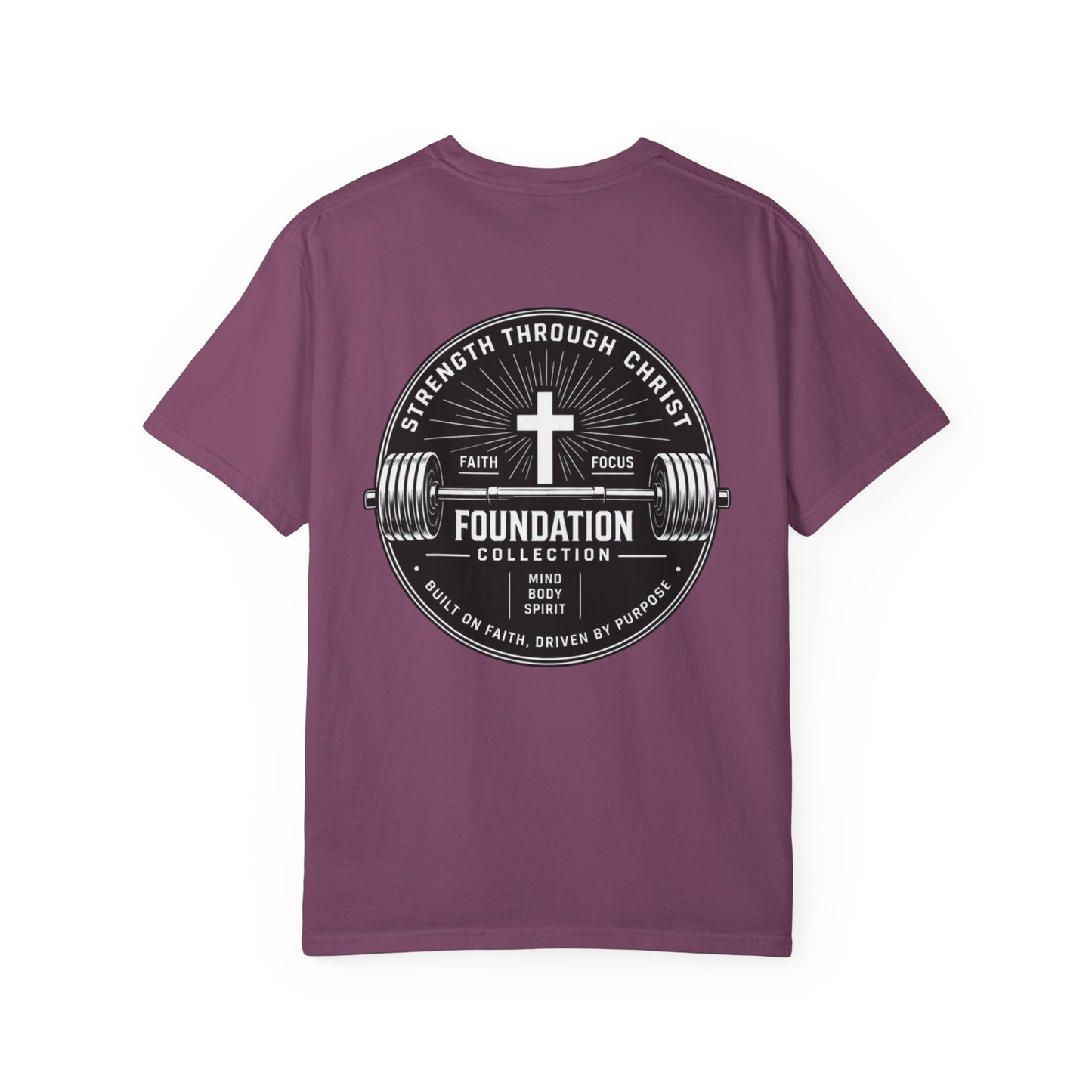 Foundation Collection T-Shirt — Strength Through Christ Gym Tee
