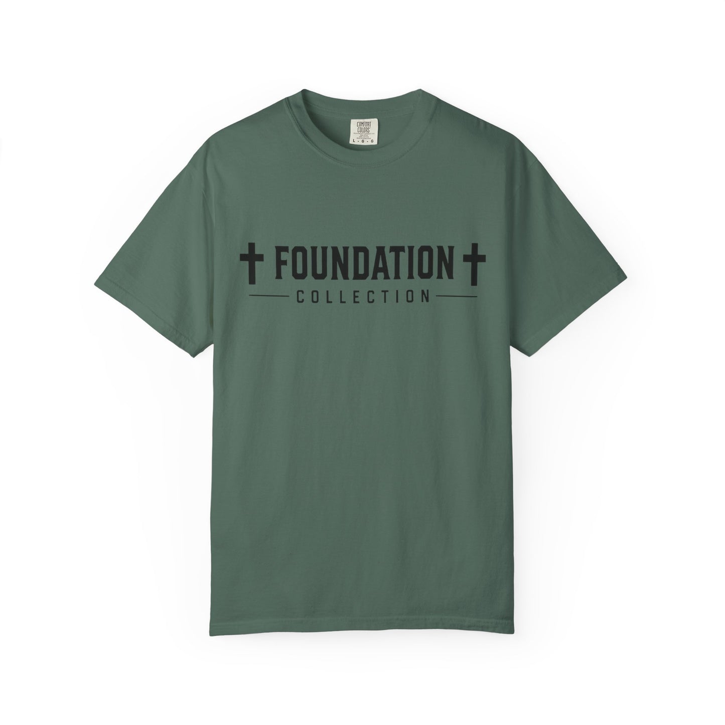 Discipline Over Comfort T-Shirt — Foundation Collection Christian Fitness Tee