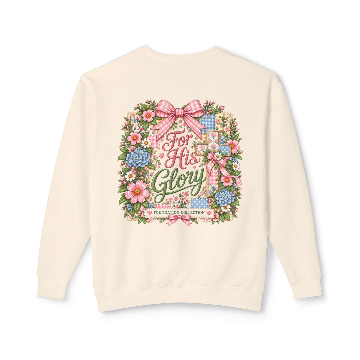 Daughters of the Foundation – Faith & Floral Crewneck Sweatshirt