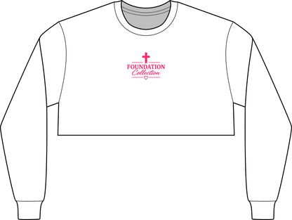 “Built With Grace” Women’s Cropped Long Sleeve