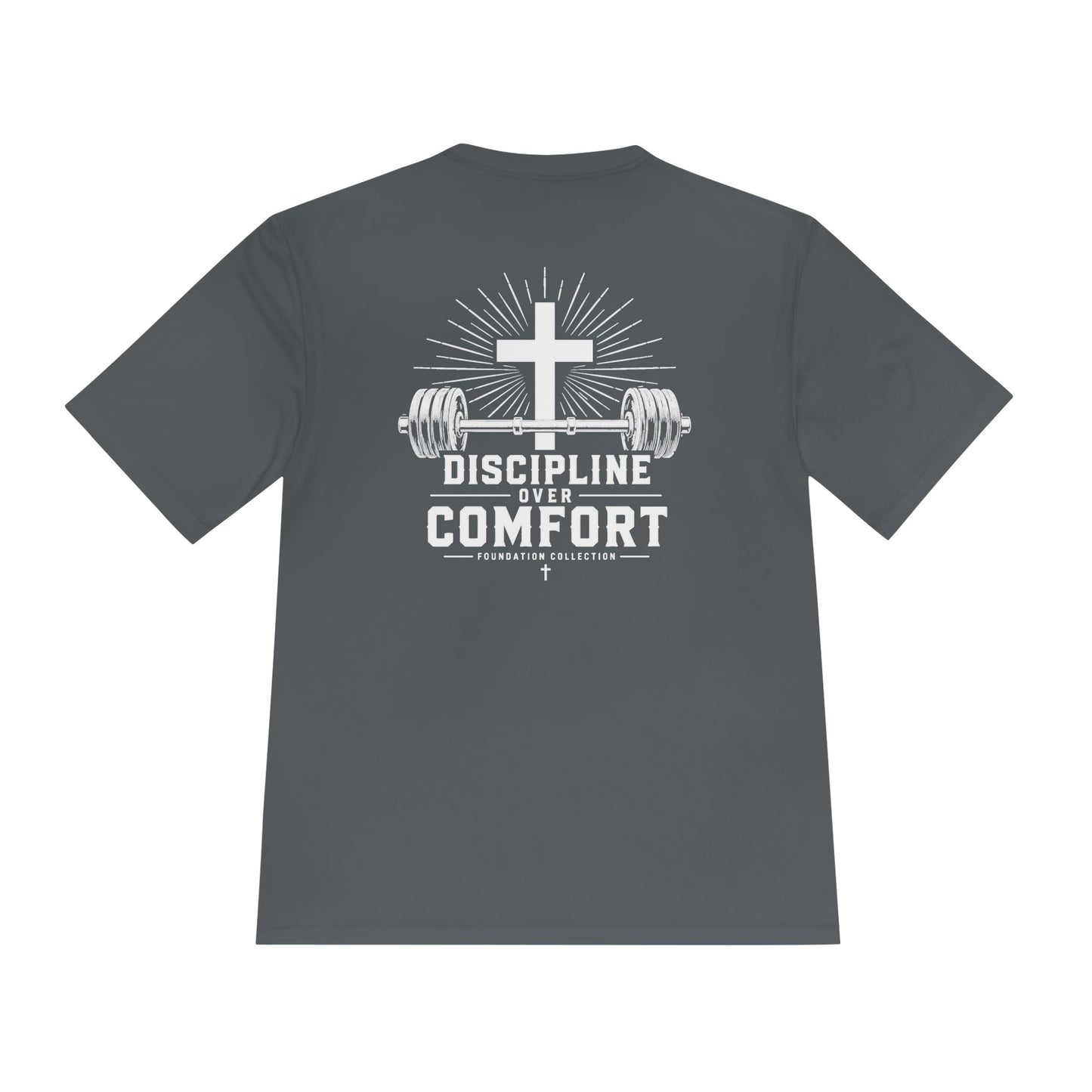 Discipline Over Comfort Performance Tee