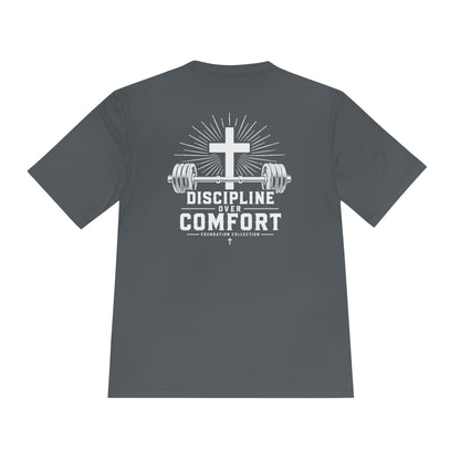 Discipline Over Comfort Performance Tee