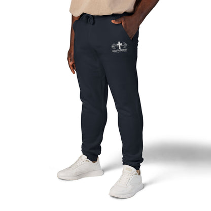 “Built on the Word” Fleece Sweatpants (Embroidery)