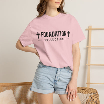 Discipline Over Comfort T-Shirt — Foundation Collection Christian Fitness Tee