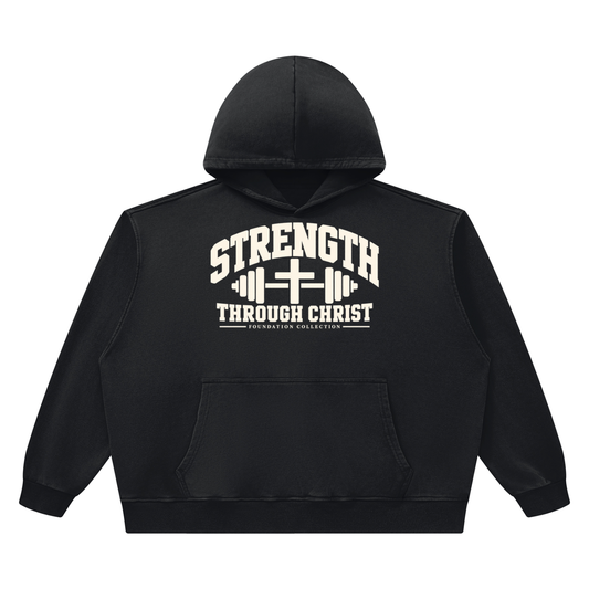 Strength Through Christ Faith Hoodie