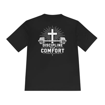Discipline Over Comfort Performance Tee