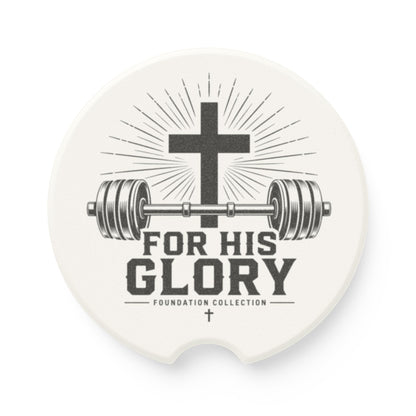 “For His Glory” Car Coaster