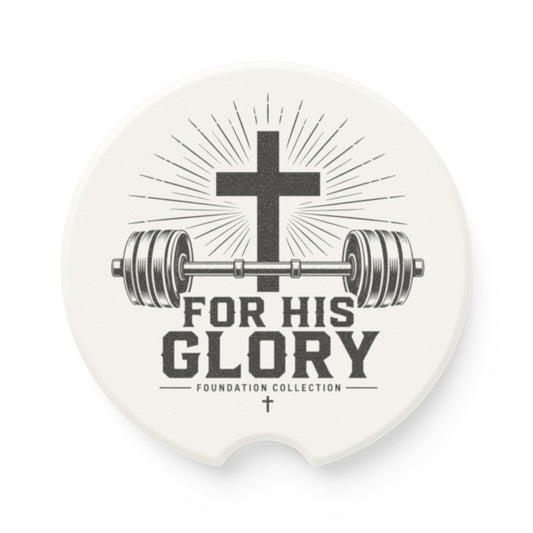 “For His Glory” Car Coaster