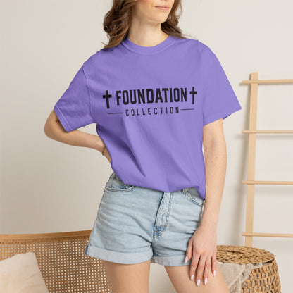 Discipline Over Comfort T-Shirt — Foundation Collection Christian Fitness Tee