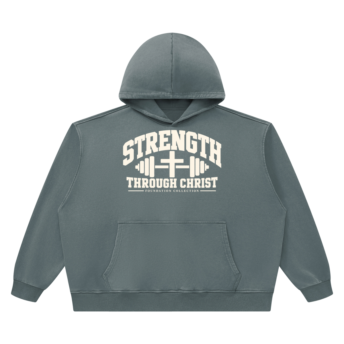 Strength Through Christ Faith Hoodie