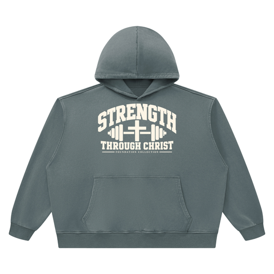 Strength Through Christ Faith Hoodie